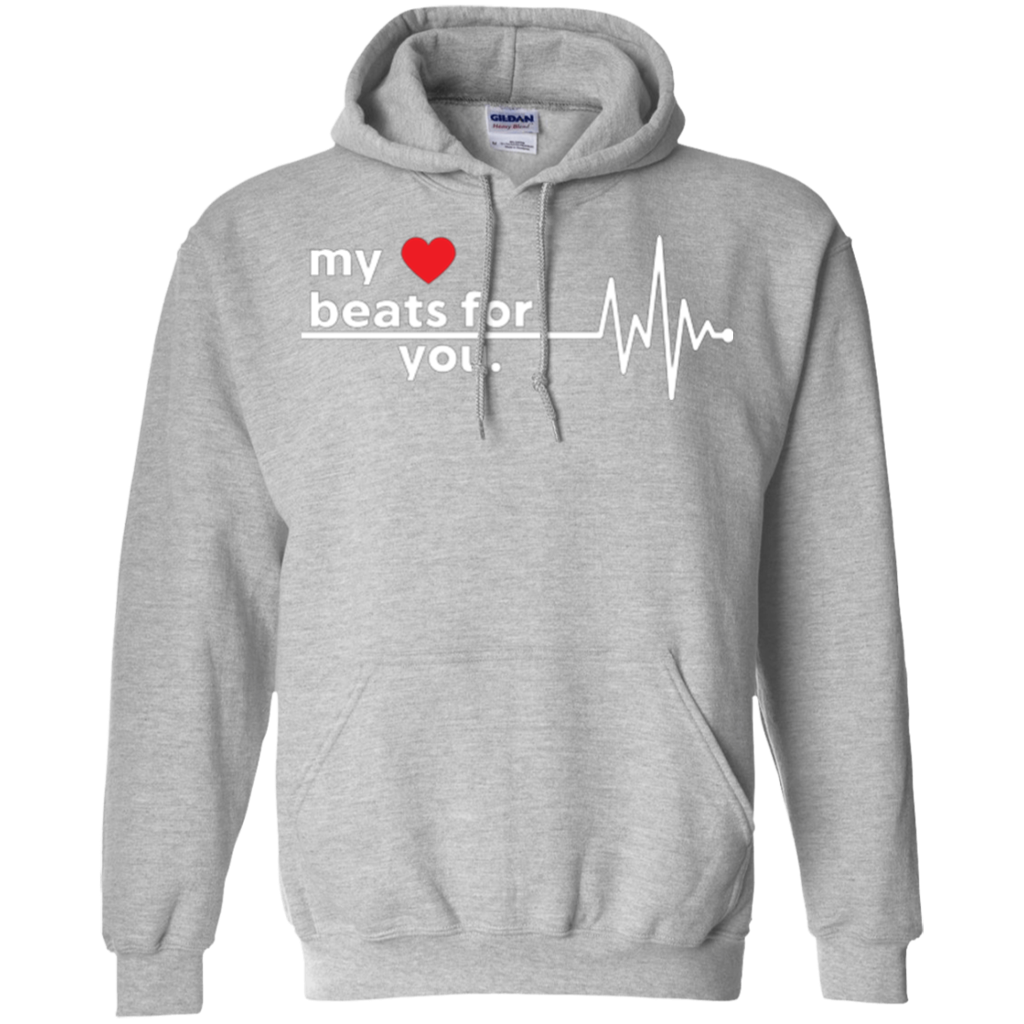 "My Heart Beats For You" Couple Shirt