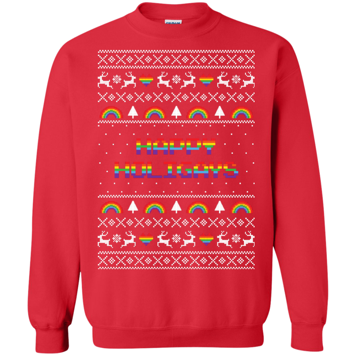 Happy Holigays Ugly Christmas Sweater