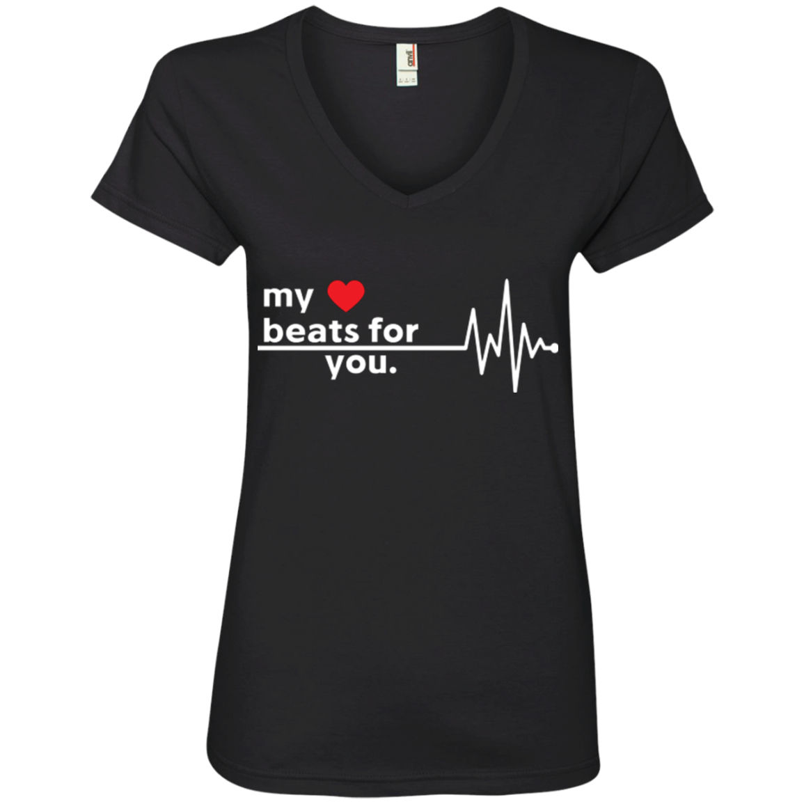 "My Heart Beats For You" Couple Shirt