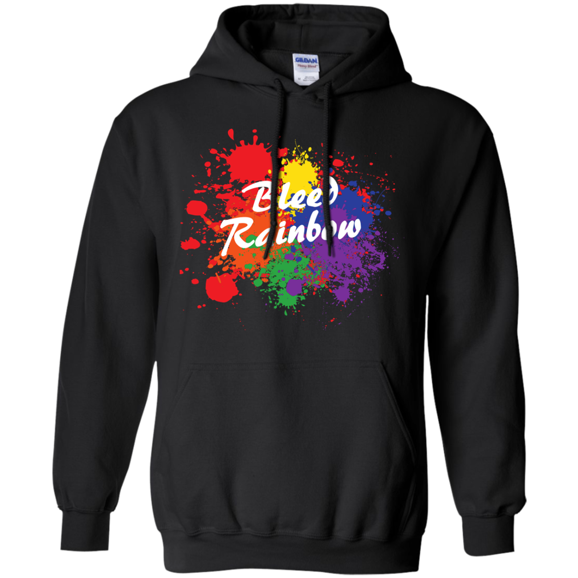 Bleed Rainbow LGBT T Shirt