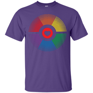 LGBT Pride Vibe Sport Shirt Gay pride rainbow circle tshirt for mens 