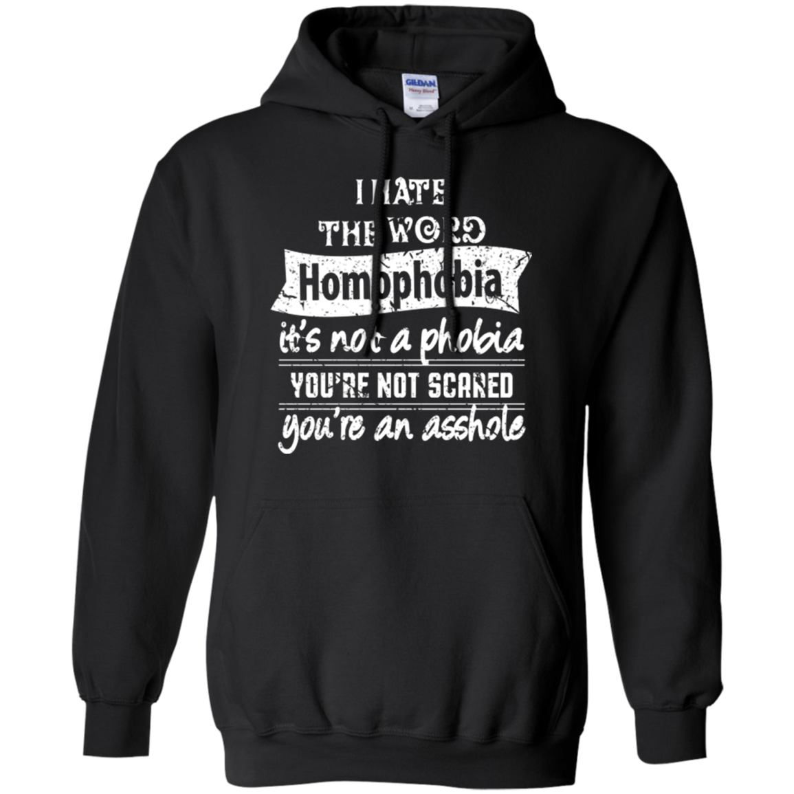 Anti Homophobia LGBT black unisex hoodie Gay pride ultra cotton unisex hoodie 