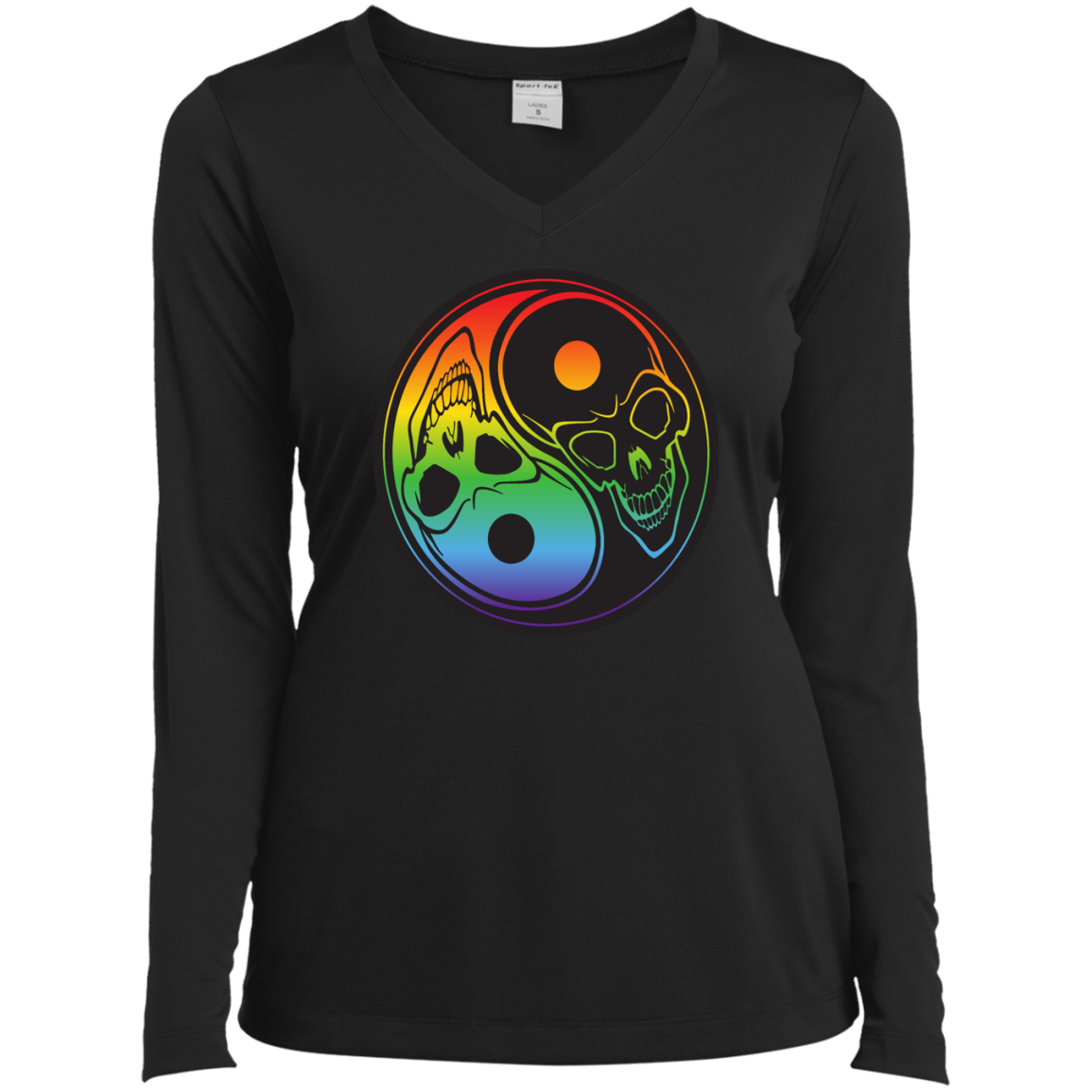 Rainbow Yin yang Halloween Special Shirt