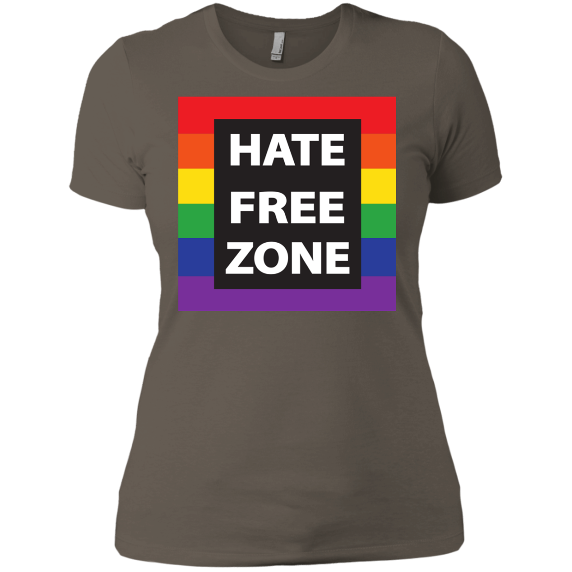 Hate Free Zone Pride T Shirt