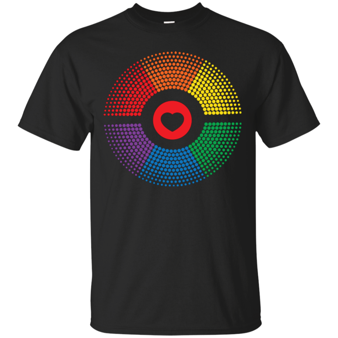 LGBT Pride Vibe Shirt Gay pride rainbow circle tshirt