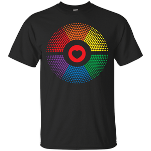 LGBT Pride Vibe Shirt Gay pride rainbow circle tshirt