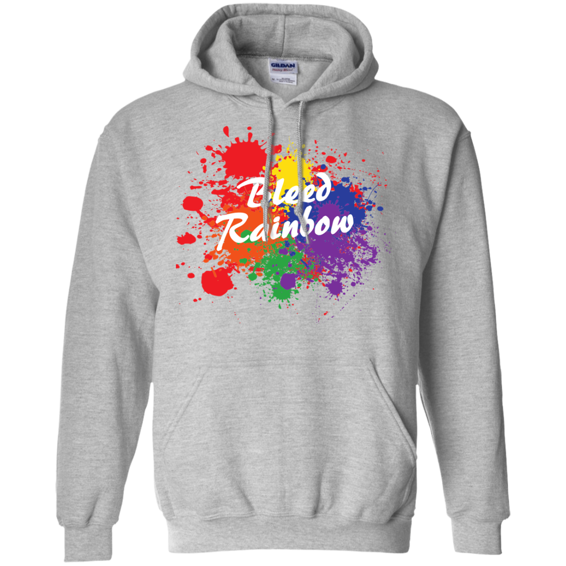 Bleed Rainbow LGBT T Shirt