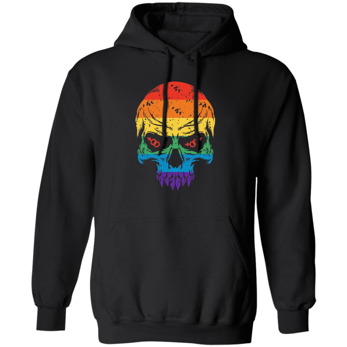 Rainbow Skull Halloween Shirt & Hoodie