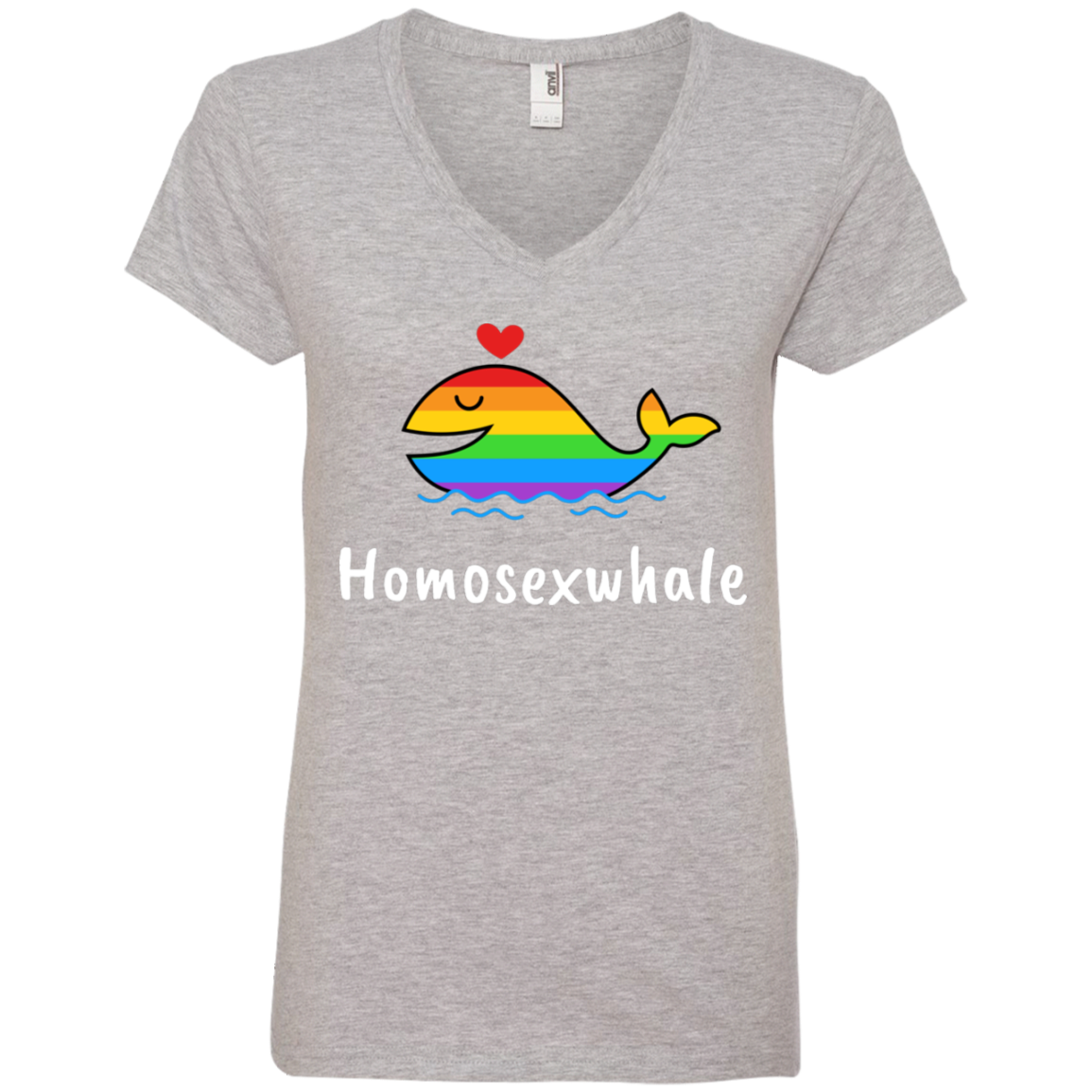 Homosexwhale Funny pride shirt