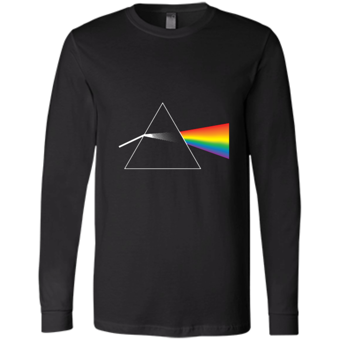 Gay Pride Prism Effect Shirt