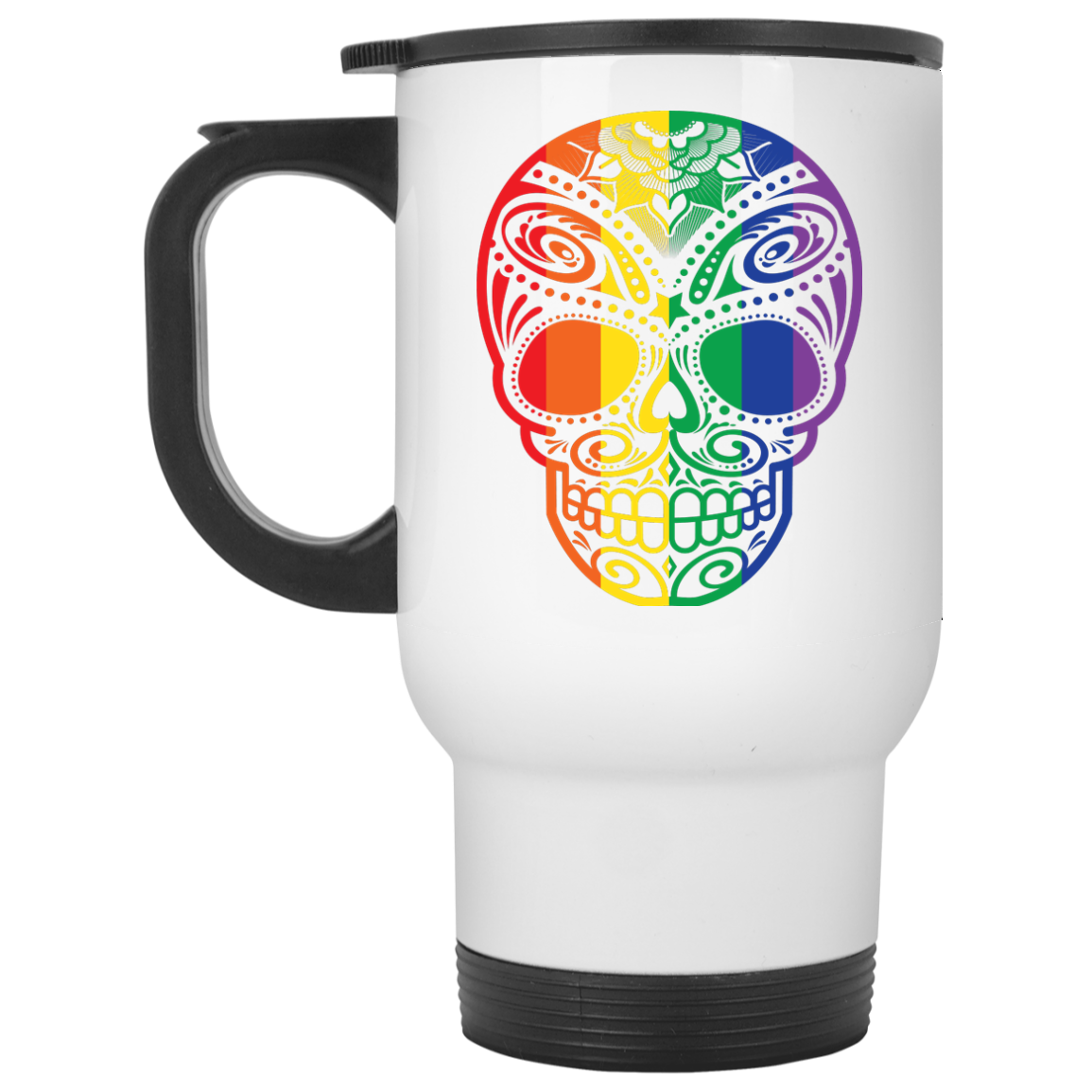 Skull Rainbow Mug