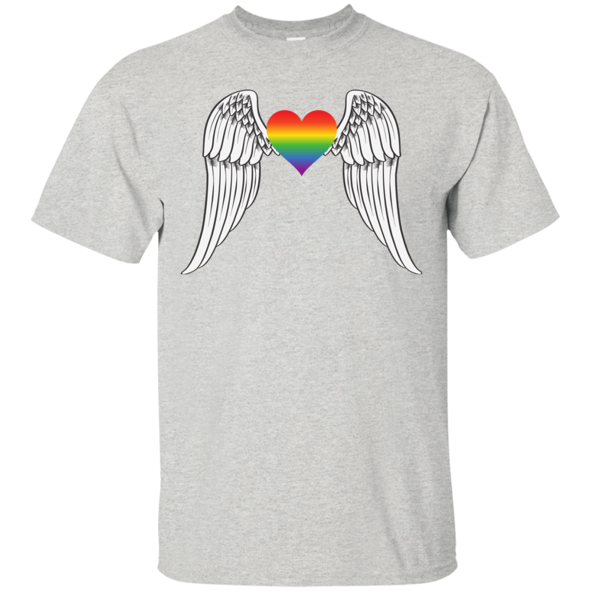 Gay Pride Guardian Angel Shirt LGBT Guardian Angel Tshirt for Men's