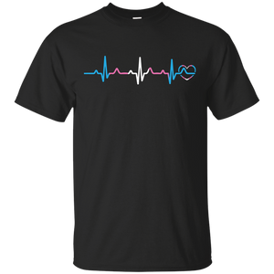 Trans Pride Heartbeat T Shirt, 