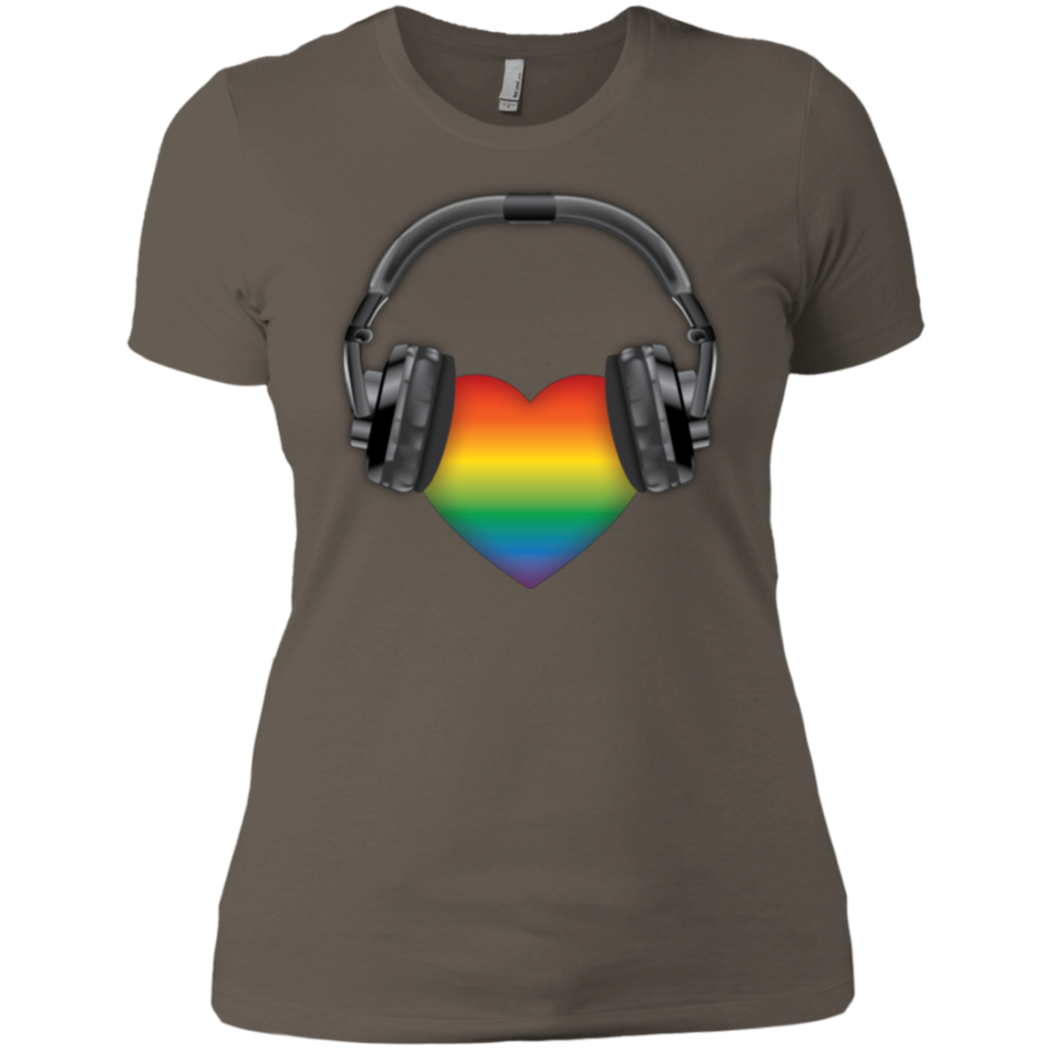 Listen to Your Heart LGBT Pride tshirt for women