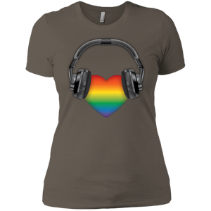 Listen to Your Heart LGBT Pride tshirt for women