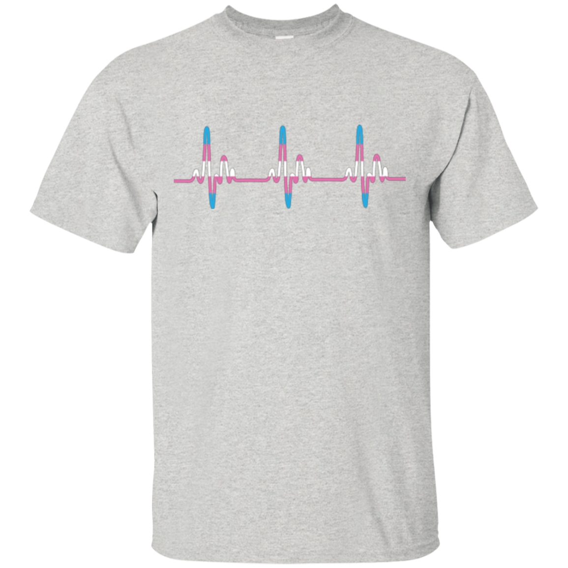 Trans Pride grey Tshirt for men Trans Pride Mens Apparel