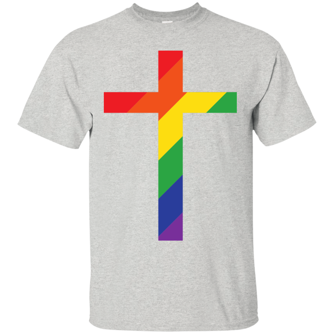 Exclusive "Rainbow Cross" T Shirt