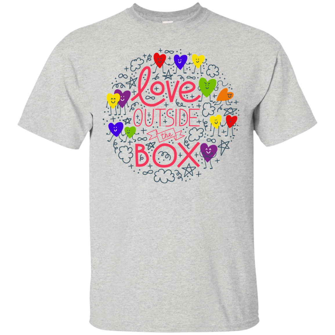 Love Outside The Box T-Shirts