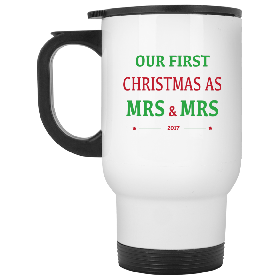 Mrs & Mrs First Christmas Mug