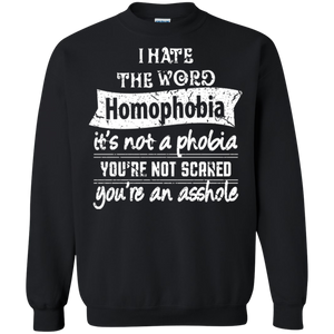 Anti Homophobia LGBT black unisex sweatshirt Gay pride ultra cotton unisex sweatshirt