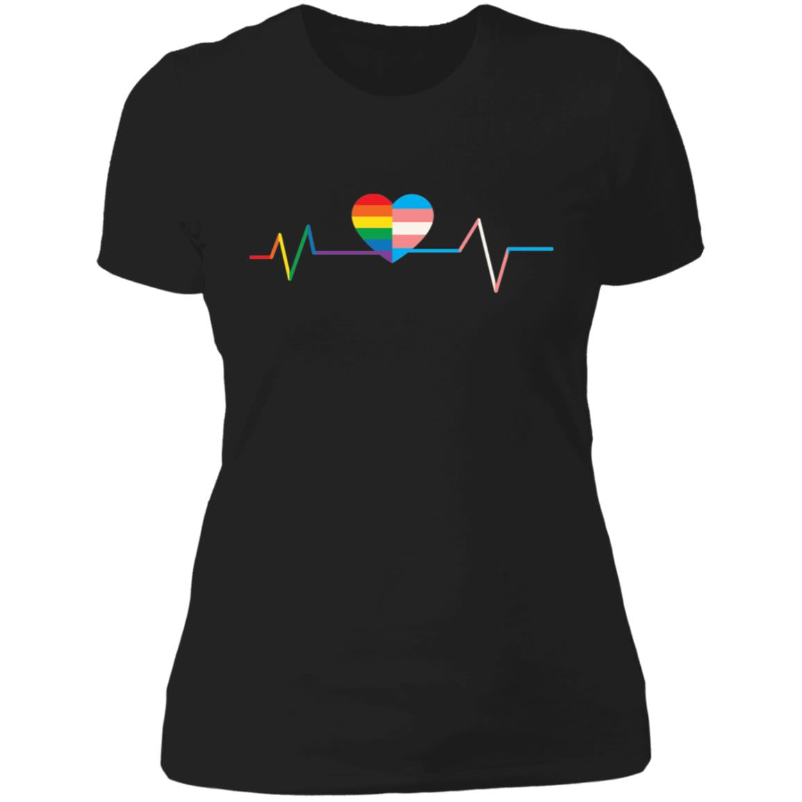 LGBT Pride Heartbeat T Shirt & Hoodie