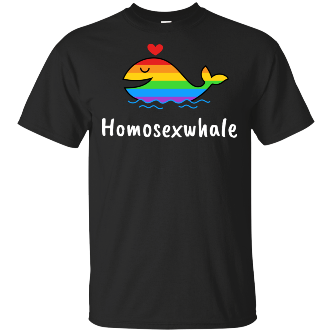 Homosexwhale Funny pride shirt