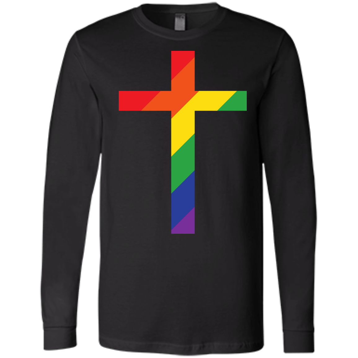 Exclusive "Rainbow Cross" T Shirt