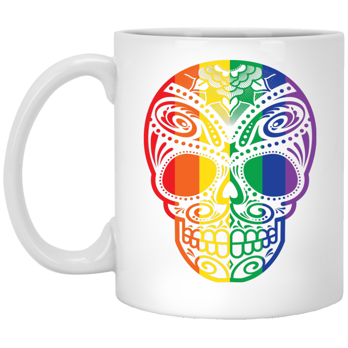 Skull Rainbow Mug