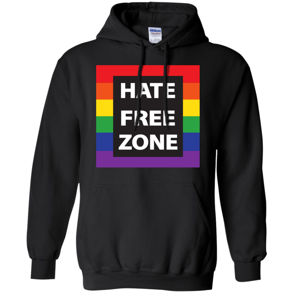 Hate Free Zone Pride T Shirt