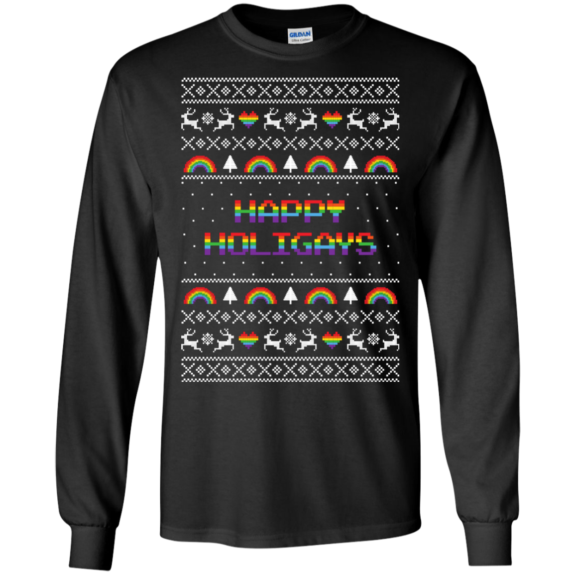 Happy Holigays Ugly Christmas Sweater