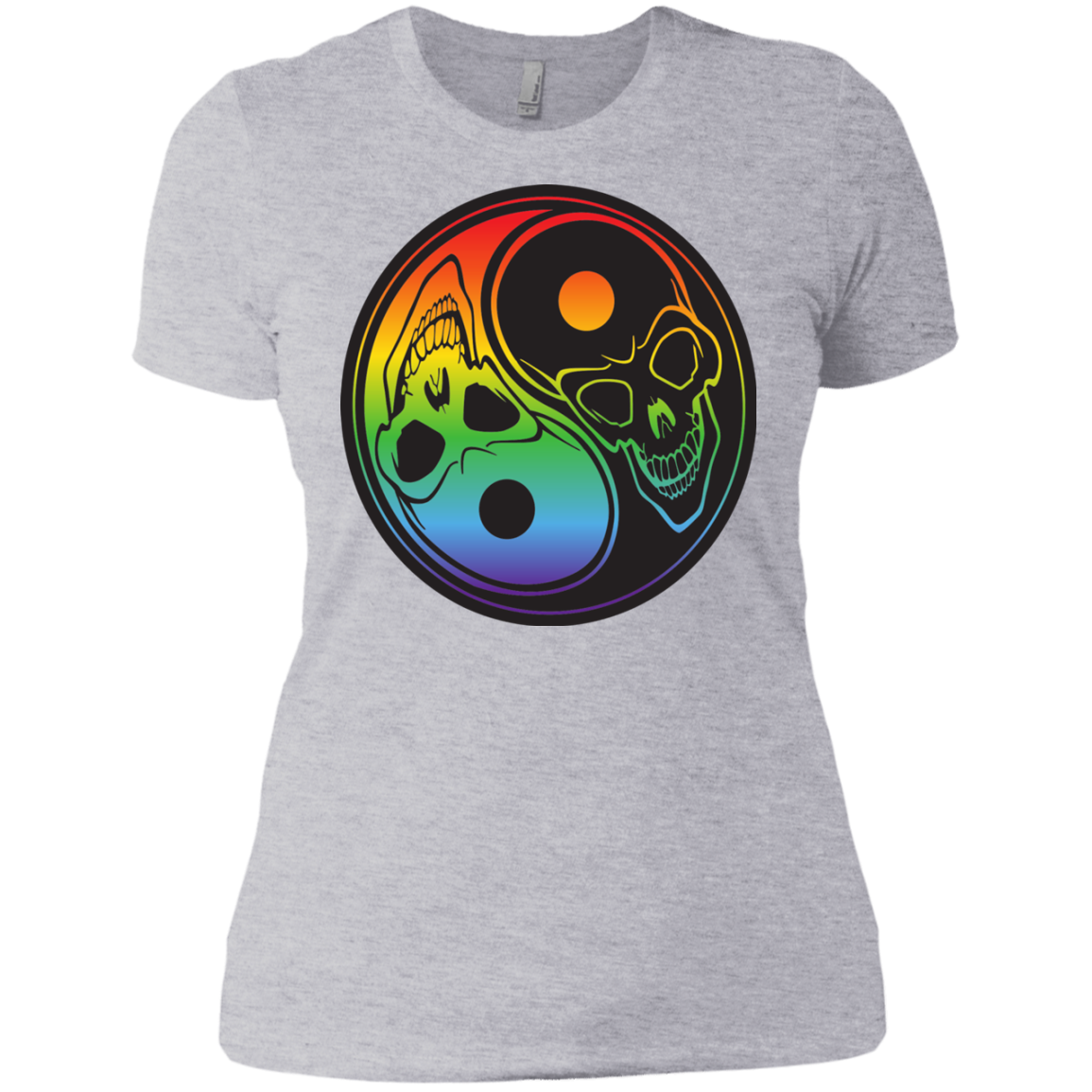 Rainbow Yin yang Halloween Special Shirt