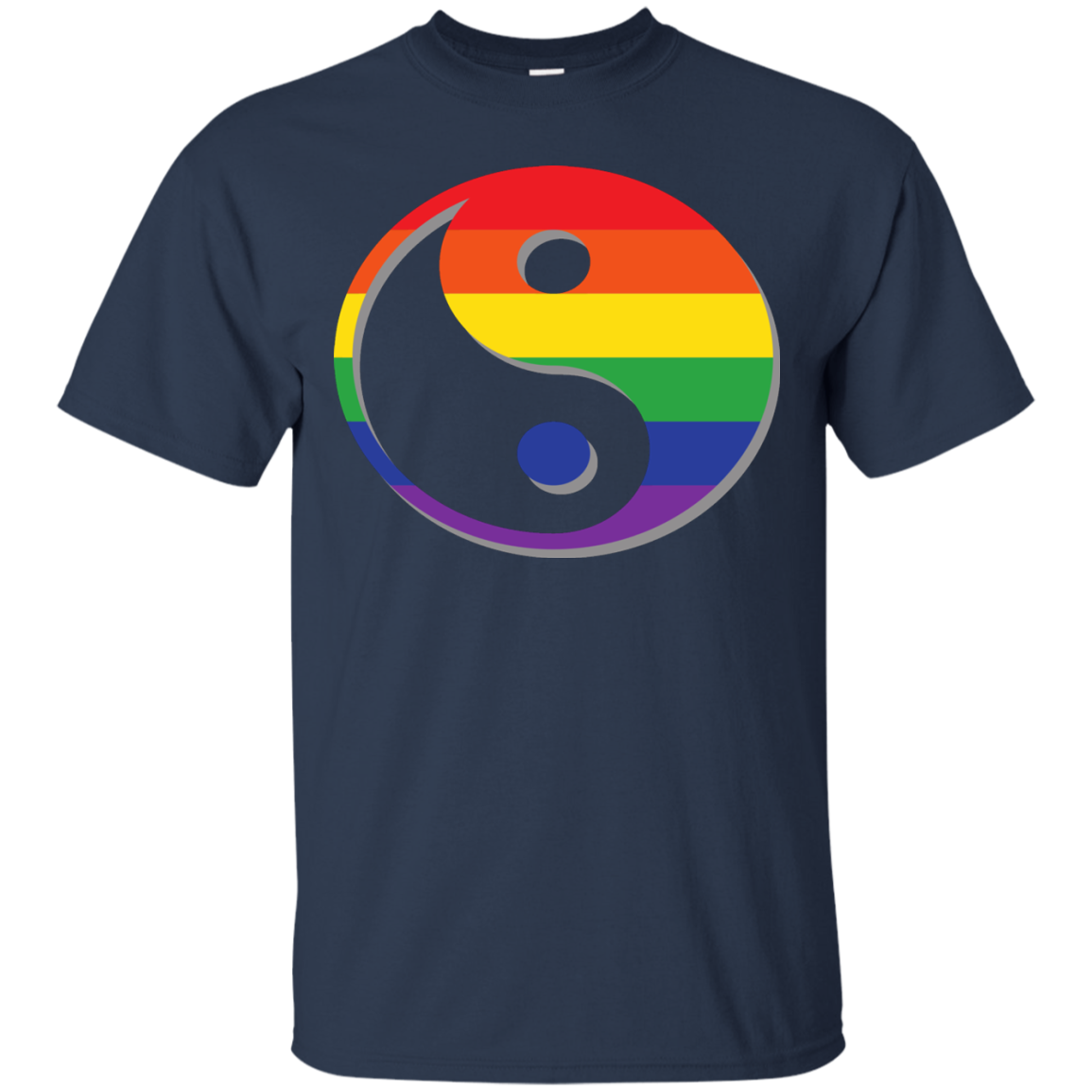 Gay Pride Yin Yang Shirt & Hoodie