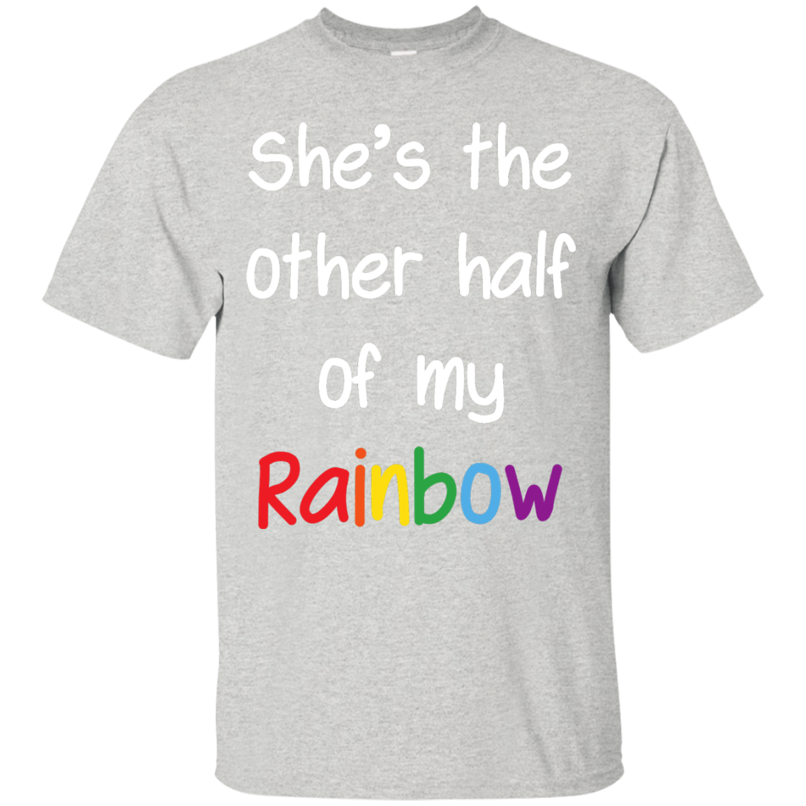 She's the other half of my Rainbow Lesbian Couple tShirt lesbian couple tshirt