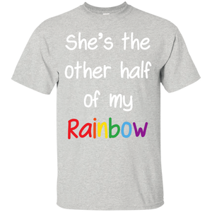 She's the other half of my Rainbow Lesbian Couple tShirt lesbian couple tshirt