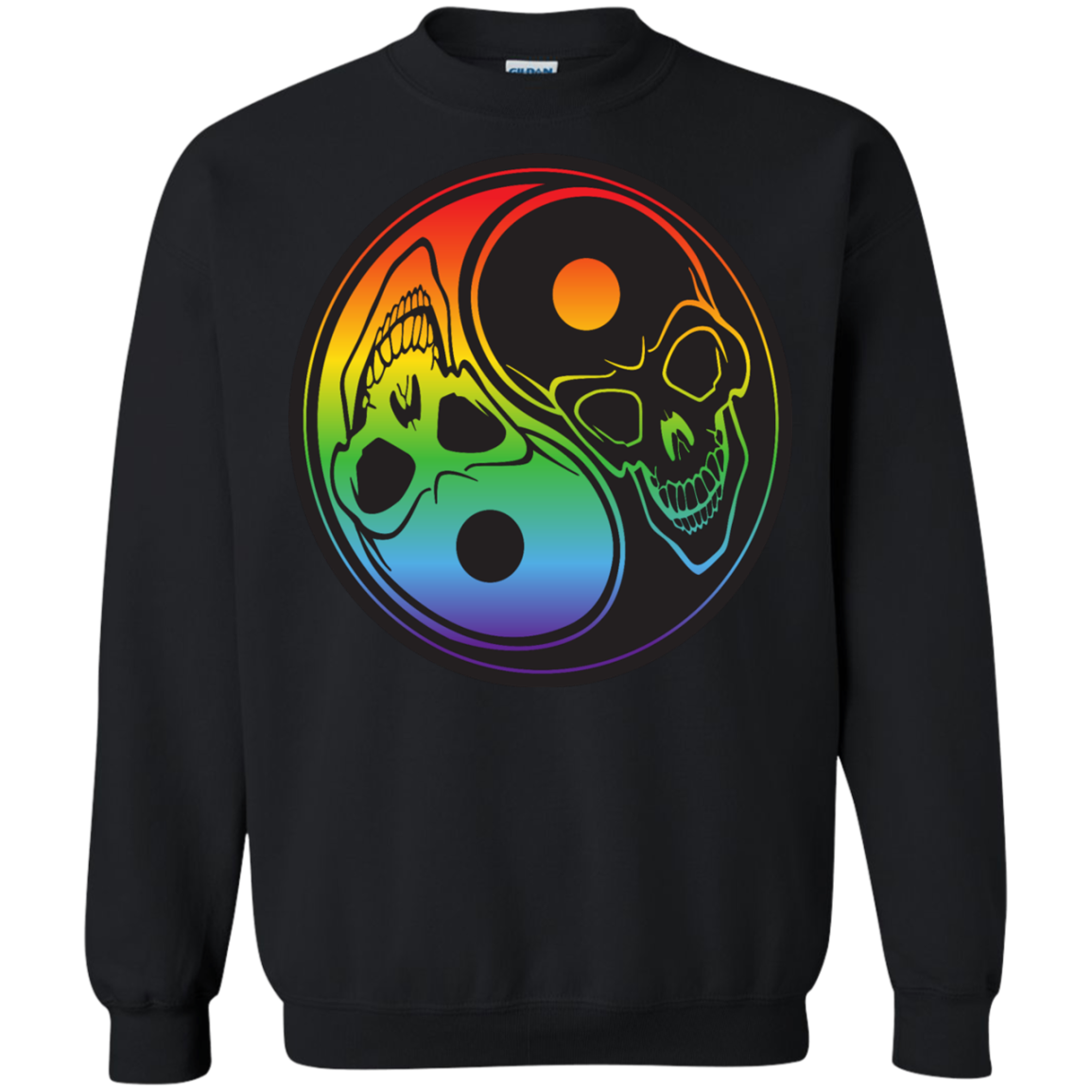 Rainbow Yin yang Halloween Special Shirt