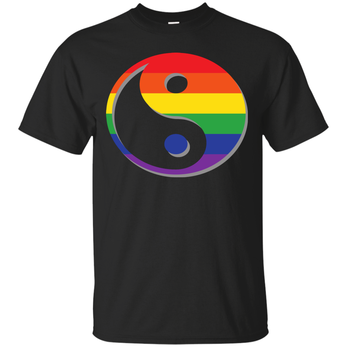 Gay Pride Yin Yang Shirt & Hoodie