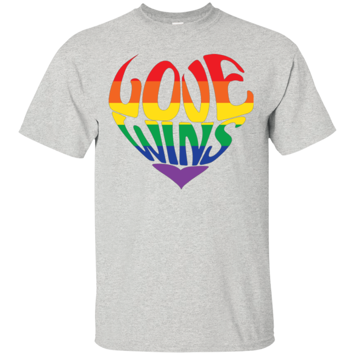 Love Wins Grey Shirt Gay Pride Shirt LGBTQ Shirt for men