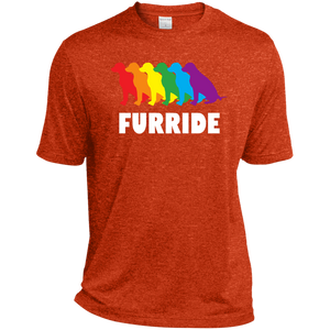 FURRIDE....Pride orange tshirt for men | pet lover tshirt