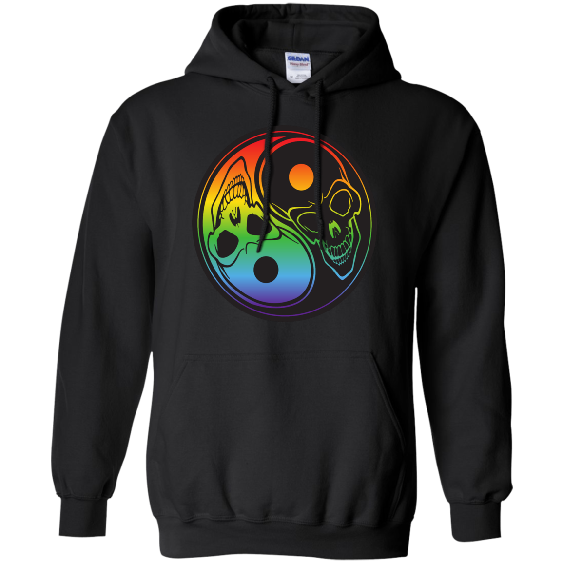 Rainbow Yin yang Halloween Special Shirt