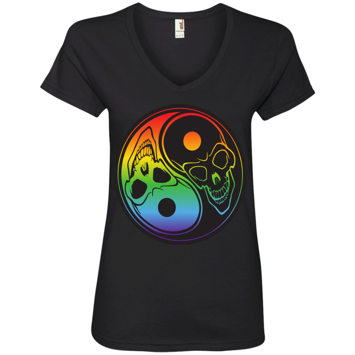 Rainbow Yin yang Halloween Special Shirt