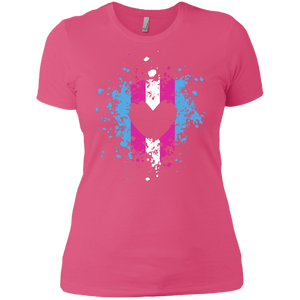 Trans Heart Pride Pink Shirt for womens trans womens apparel 