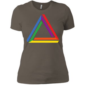 Funky Gay Pride Shirt Rainbow Triangle Gay Pride Tshirt