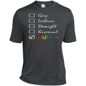 Human Check Box LGBT Pride Dark Grey T Shirt Human Equality LGBT Pride Dark Grey Tshirt for Men