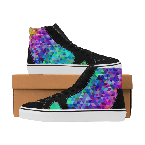 Vibrant 3 Women's High Top Skateboarding Shoes/Large (Model E001-1)