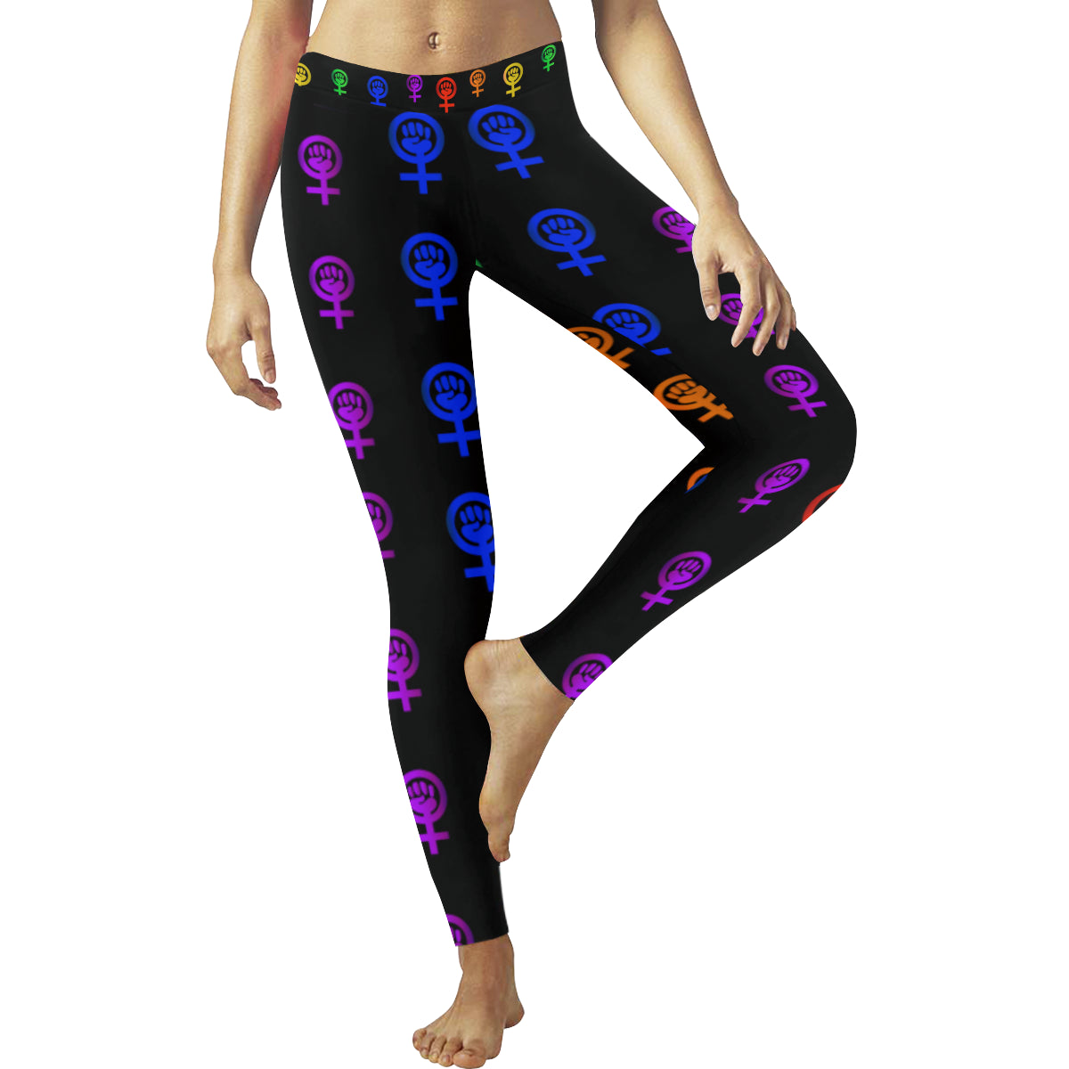 LGBT Symbol All Over Print Legging (Color)