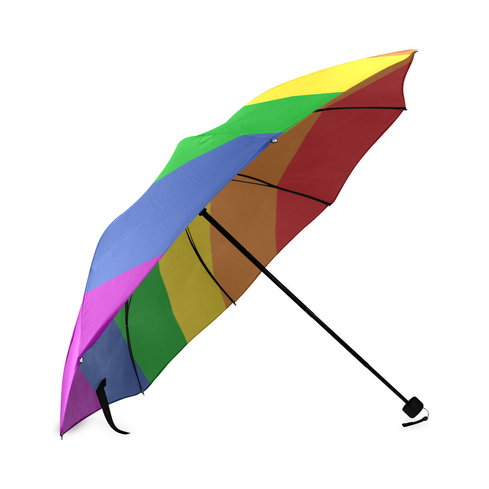 LGBT Pride Rainbow Color Foldable Umbrella