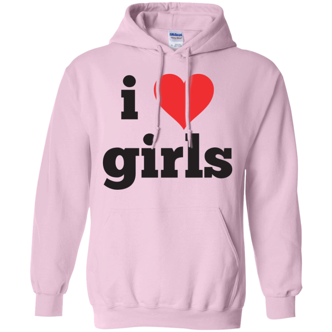 Lesbian Apparel I Love Girls pink Hoodie for girls Cute Lesbian pink Hoodie