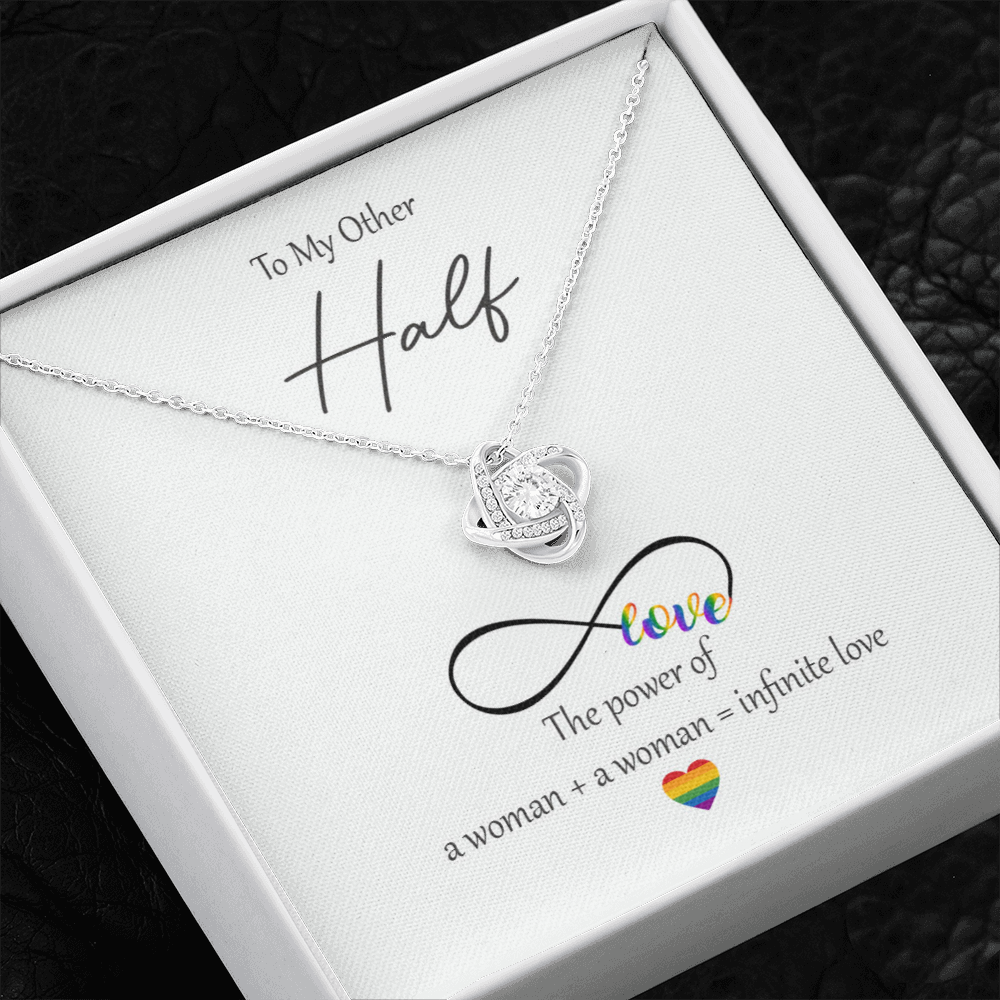 Love knot Necklace for the Everlasting Love for your Other Half