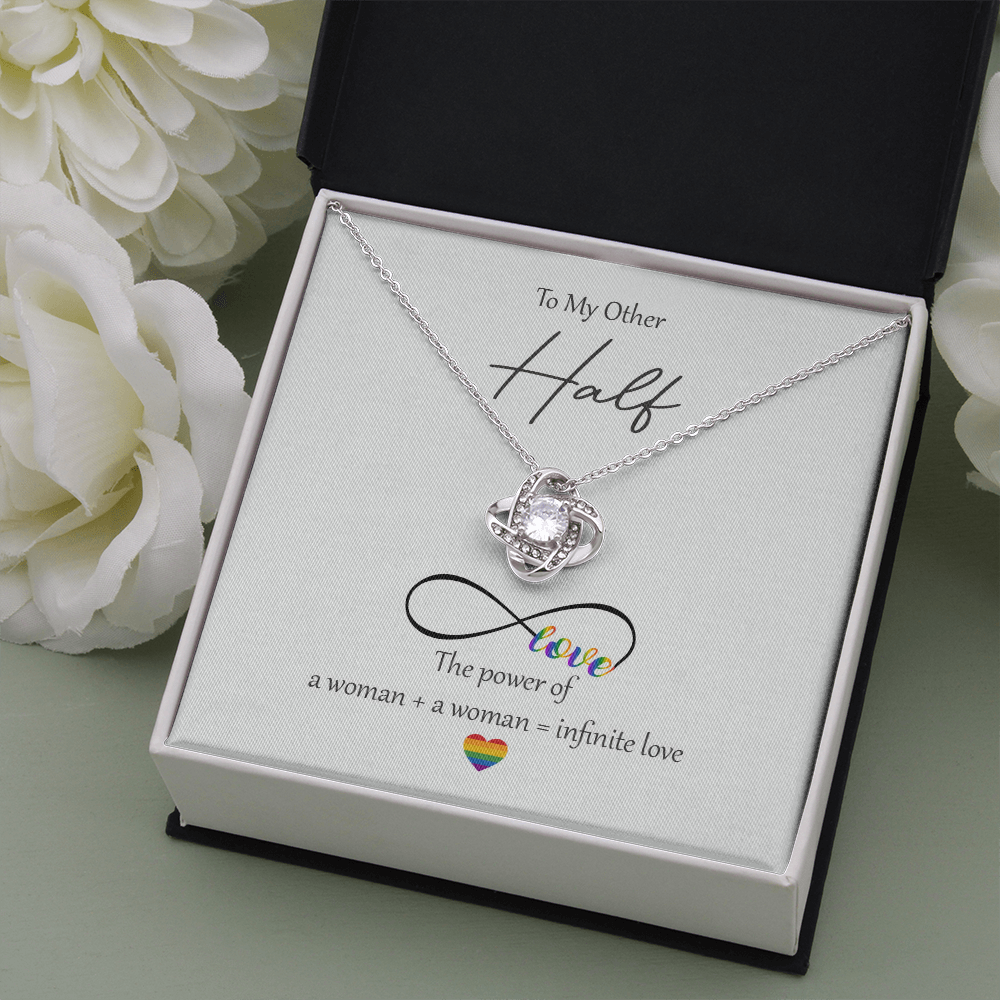 Love knot Necklace for the Everlasting Love for your Other Half