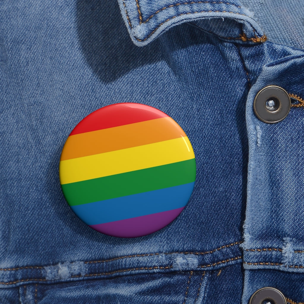 Rainbow Pin Button